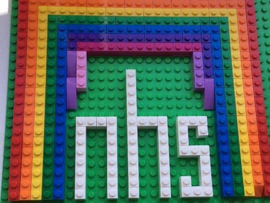 Lego with a topical theme from the online lego club