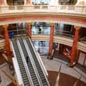 A deserted Trafford Centre before the restrictions were eased