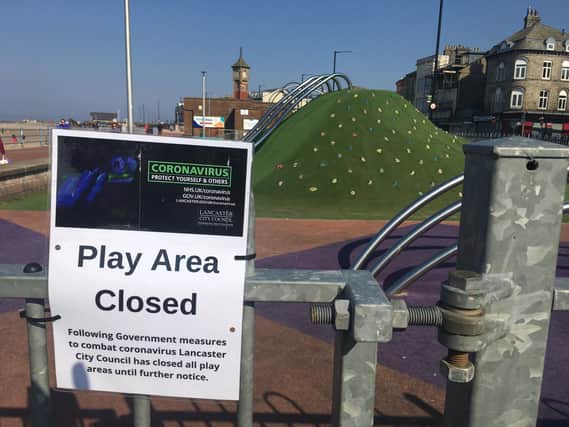 Play areas run by Lancaster City Council have been closed to the public since lockdown began in March.