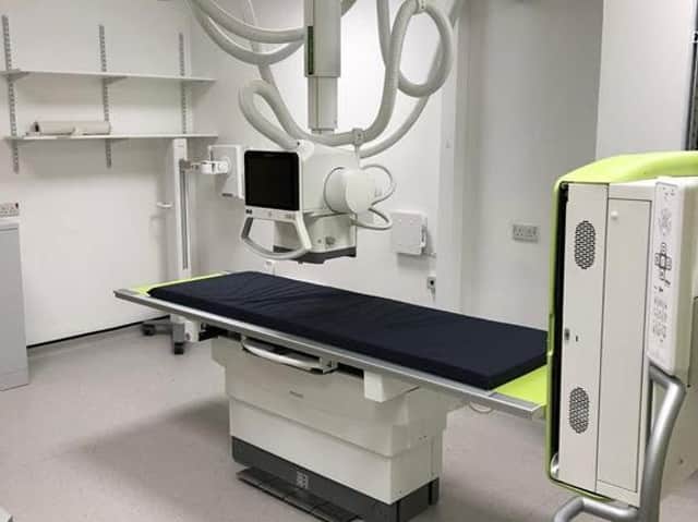 The new x-ray department at the Queen Victoria Hospital.