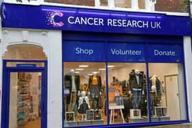 Shoppers in Lancaster and Morecambe are being urged to help get life-saving research back on track, as Cancer Research UK stores re-open with new Covid-19 safety measures.Photograph By: Sean Dillow. www.TheBigCheesePhotography.co.uk.