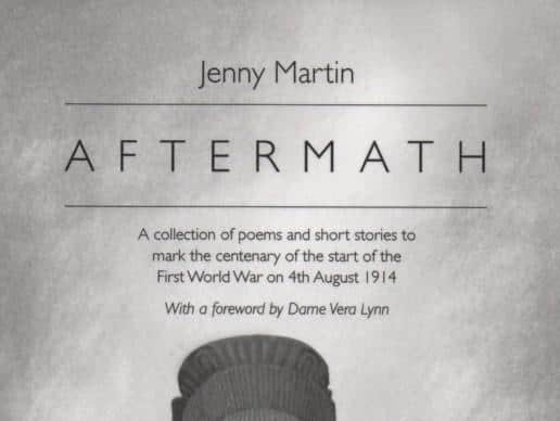 The front cover of Jenny's collection of poems and short stories, with a foreword by Dame Vera Lynn.
