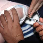 Just But per cent of babies born in Lancashire who had their first birthday between January and March have been vaccinated