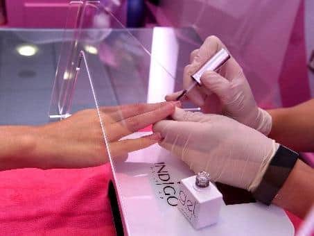Nail salons had been closed for nearly four months