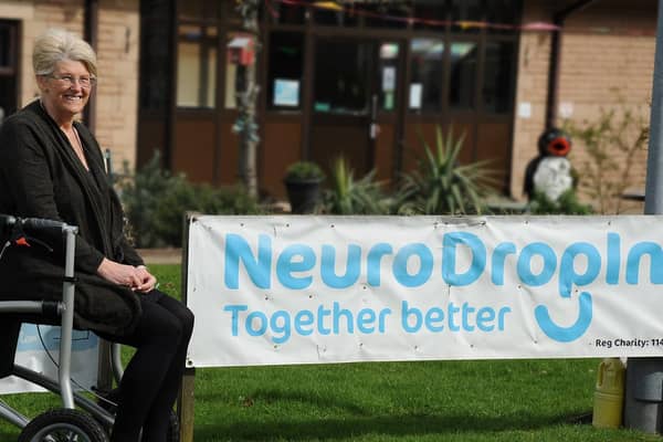 Neuro Drop In founder Sharon Jackson outside the centre.