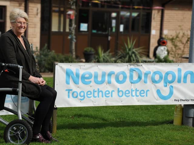 Neuro Drop In founder Sharon Jackson outside the centre.