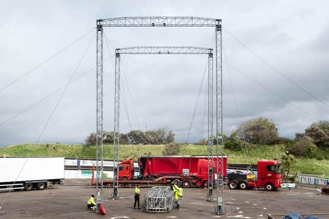 Big Kid Circus packing up ready to leave Morecambe after a stay of five months due to the Covid-19 lockdown restrictions. Photo: Kelvin Stuttard