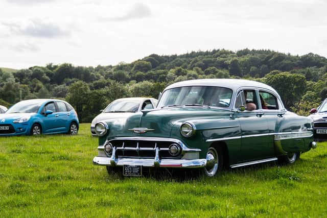 A vintage car similar to the one in the film Grease was at showing. Photo: Kelvin Stuttard