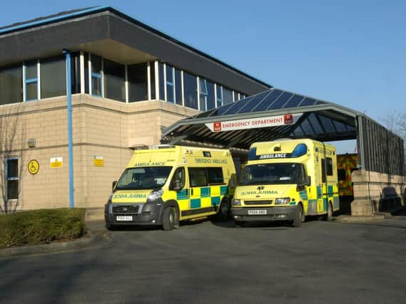 The A & E department at the Royal Lancaster Infirmary.