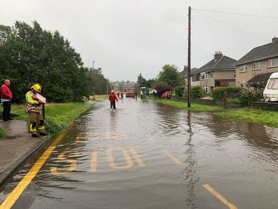 Lancaster City Council leader Coun Erica Lewis posted this photo of flooding in Lentworth Drive online.