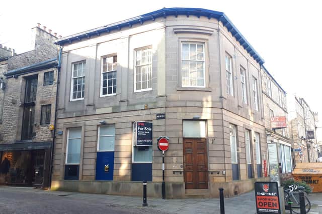 The former RBS branch, New Street, Lancaster, up for auction with Pugh.