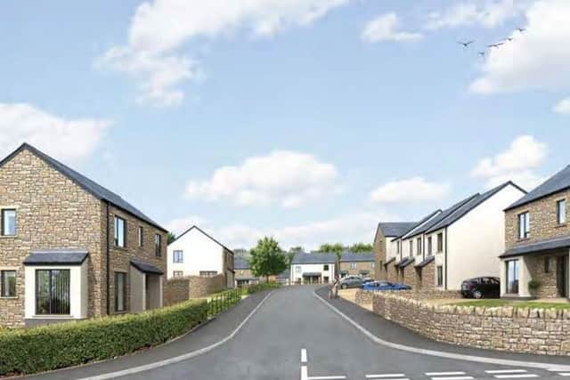 An artist's impression of the planned new homes in Halton. Photo: Russell Armer Ltd