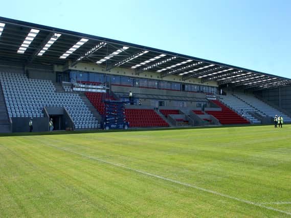 Morecambe's main stand will now be known as the Wright and Lord Stand