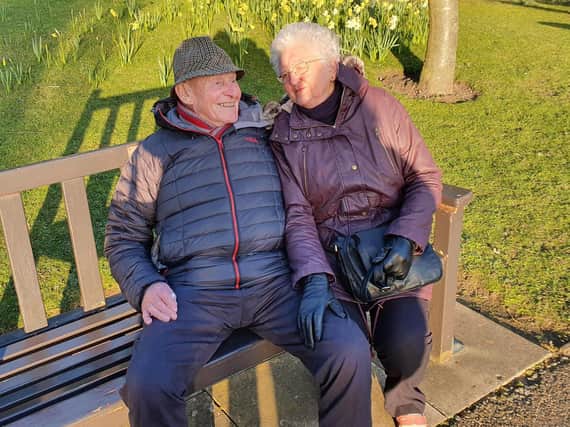 Margaret and Brian Hargreaves pictured earlier this year.