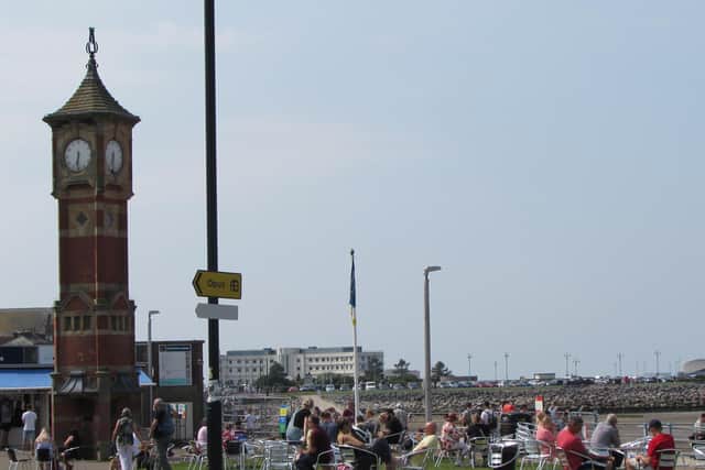 The Clock Tower in Morecambe.
