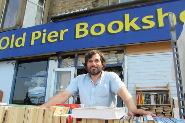 Tony Vetesse at The Old Pier Bookshop.