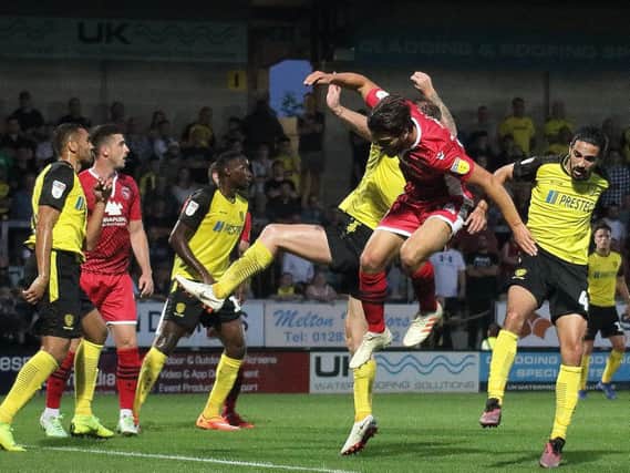 Morecambe's Carabao Cup campaign last season ended with defeat at Burton Albion in round two