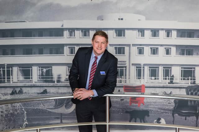 Mark Needham, general manager at The Midland in Morecambe.