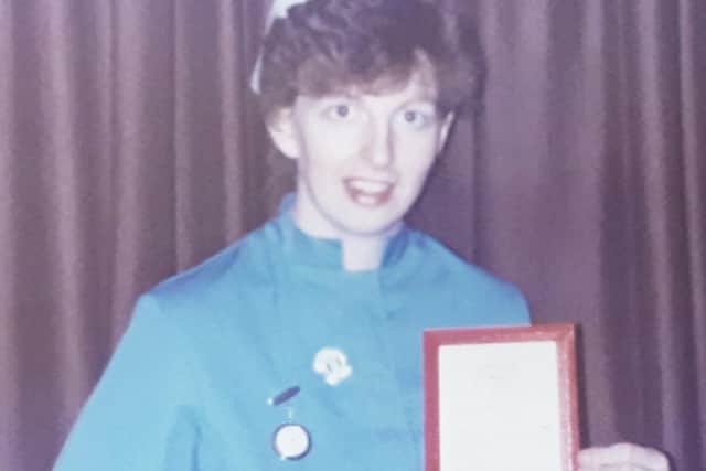 Joann Morse qualifies as a registered nurse.