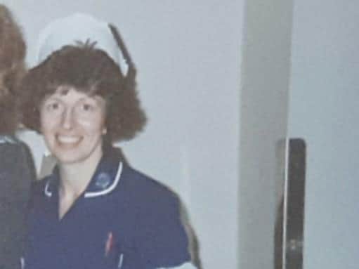 Joann Morse during her early years as a nurse.