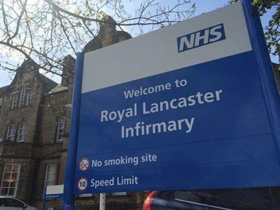 The Royal Lancaster Infirmary has temporarily suspended visiting.