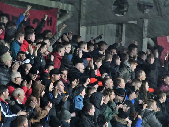 A limited number of Morecambe fans will be able to watch Saturday's game against Cambridge United at the Mazuma Stadium