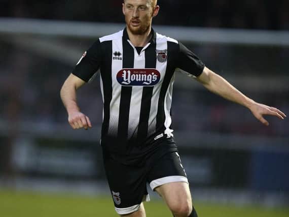 Liam Gibson was on loan at Grimsby Town last season   Picture: Getty Images