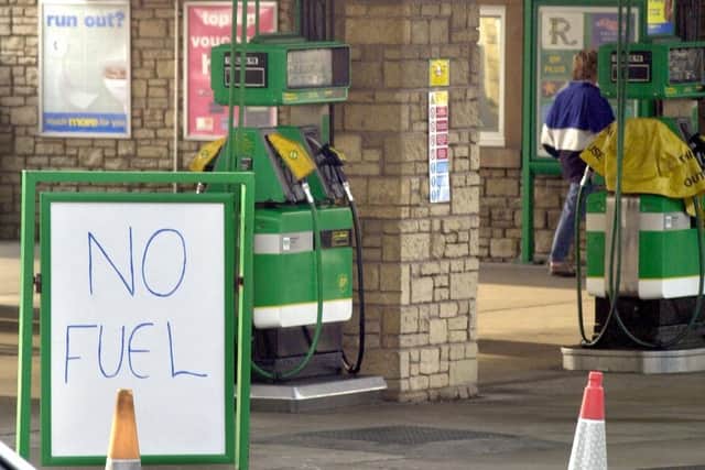 No fuel at the BP garage on the A6 Scotforth, Lancaster.