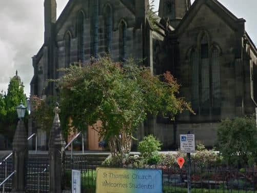 St Thomas Church, Lancaster. Image courtesy of Google Streetview.