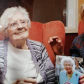 Princess Alexandra personally delivered Marjorie Dawson’s 100th birthday card from the Queen.