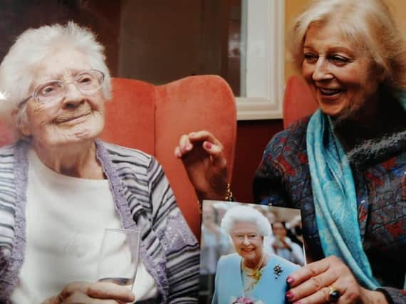 Princess Alexandra personally delivered Marjorie Dawson’s 100th birthday card from the Queen.