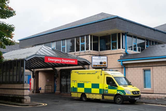 The Emergency Department at the Royal Lancaster Infirmary.