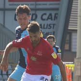 Adam Phillips left Morecambe's defeat to Forest Green Rovers early in the second half