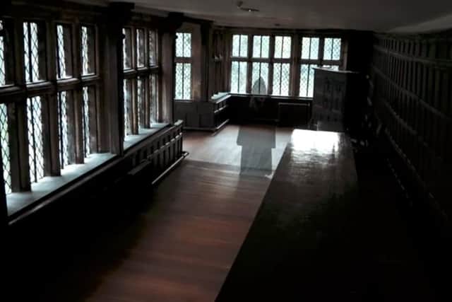 A manipulated image to show a 'ghost' at Astley Hall in Chorley, which is hosting a ghost hunt this Hallowe'en (Picture: Chorley Council)