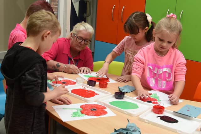 The youngsters at Tarleton CP school have been getting creative to support the annual poppy appeal