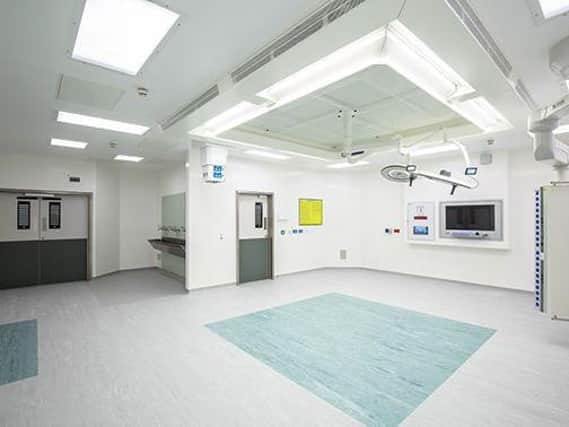 The new operating theatre at the Royal Lancaster Infirmary.