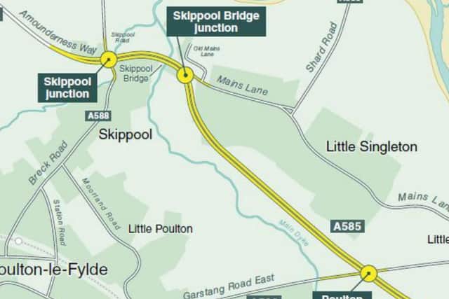 The £150m Windy Harbour to Skippool bypass project