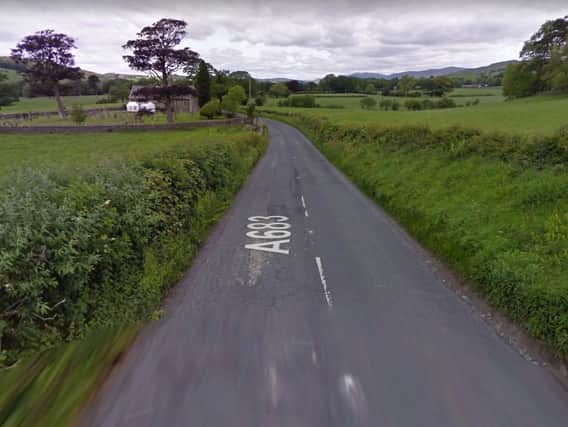 The A683 at Middleton in Cumbria. Photo: Google Street View