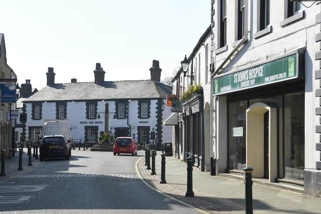 Empty streets in Garstang during  lockdown earlier this year