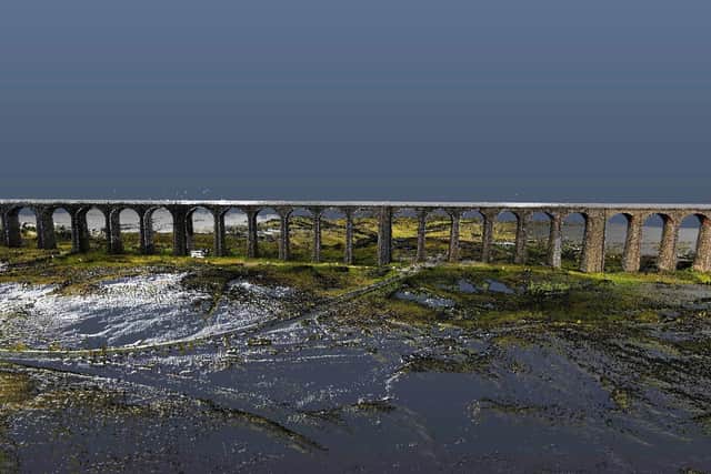 CGI of Ribblehead viaduct