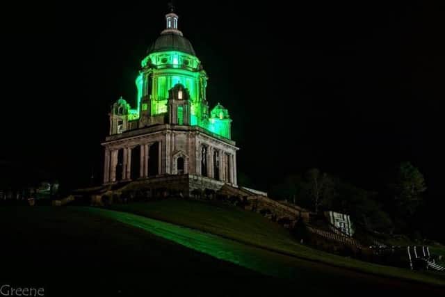 The Ashton Memorial will turn green to show support for the cause.