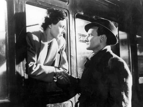 Celia Johnson and Trevor Howard in Brief Encounter shot at Carnforth Railway Station.
