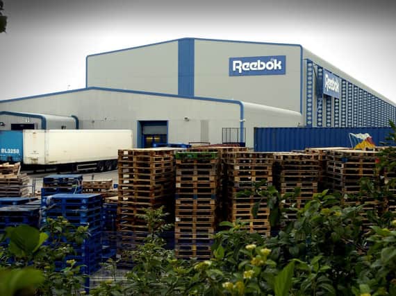 The Reebok building on White Lund pictured in 2009 before it closed.