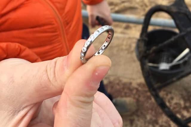 Rachael's wedding ring.