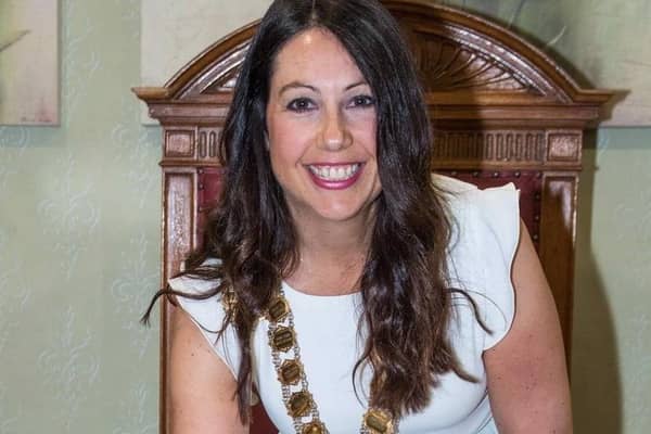 Garstang mayor Coun Elizabeth Webster