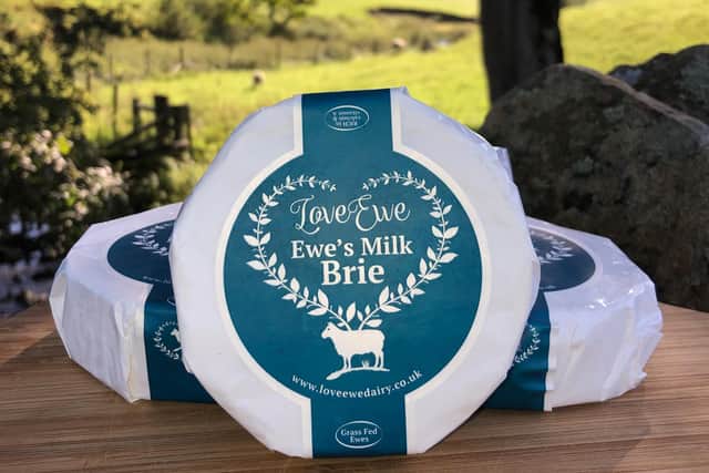 Love Ewe Dairys sheep milk Brie produced in response to Covid-19 cancellation of contracts.