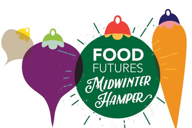 Created to highlight local food producers and businesses, the Midwinter Hamper is full of locally produced food and locally made sustainable gifts.