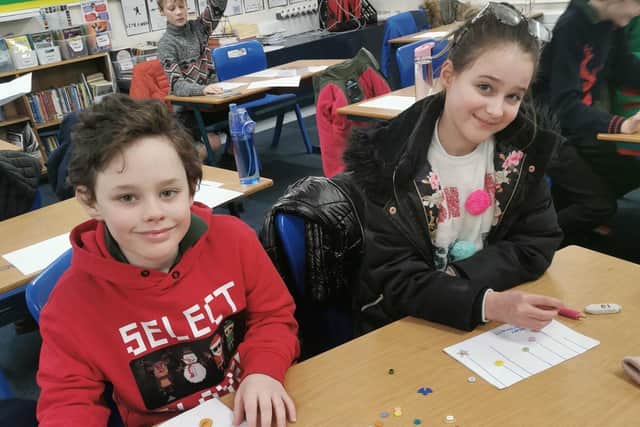 Scotforth St Paul's Year 6 pupils spread festive cheers to the elderly in Lancaster.