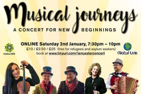 The concert takes place on Saturday January 2 and has been organised by Halton Mill and Global Link.