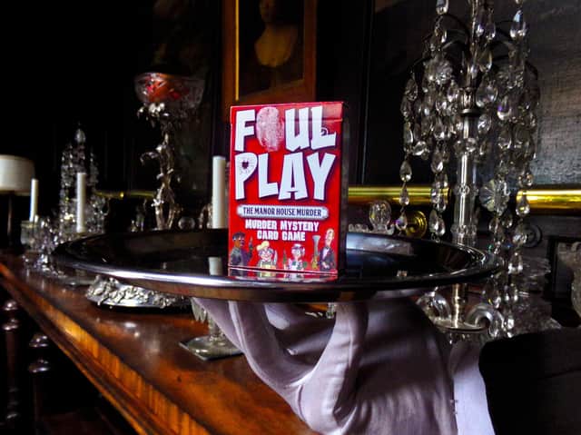 Murder mystery card game 'Foul Play' is available now.